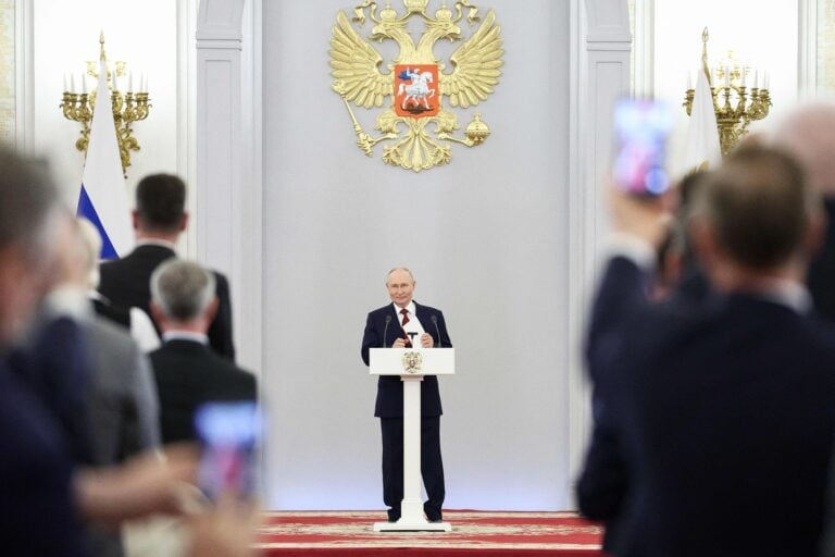 Arvion mukaan nöyryytys on Putinin suurin pelko. AFP / LEHTIKUVA / SOFIA SANDURSKAYA