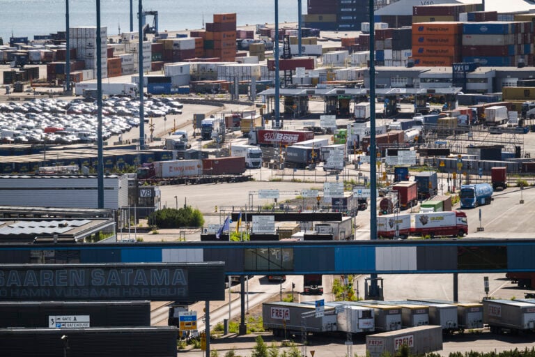 Vuosaaren satama Helsingissä. LEHTIKUVA / MIKKO STIG