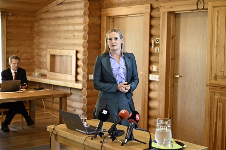 Valtiovarainministeri Riikka Purra. LEHTIKUVA / RONI REKOMAA