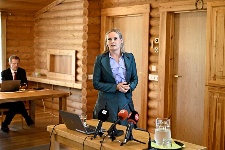 Valtiovarainministeri Riikka Purra. LEHTIKUVA / RONI REKOMAA