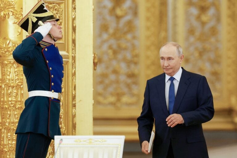 Venäjän presidentti Vladimir Putin Kremlissä Moskovassa 19. elokuuta 2026. AFP / LEHTIKUVA / DMITRY ASTAKHOV