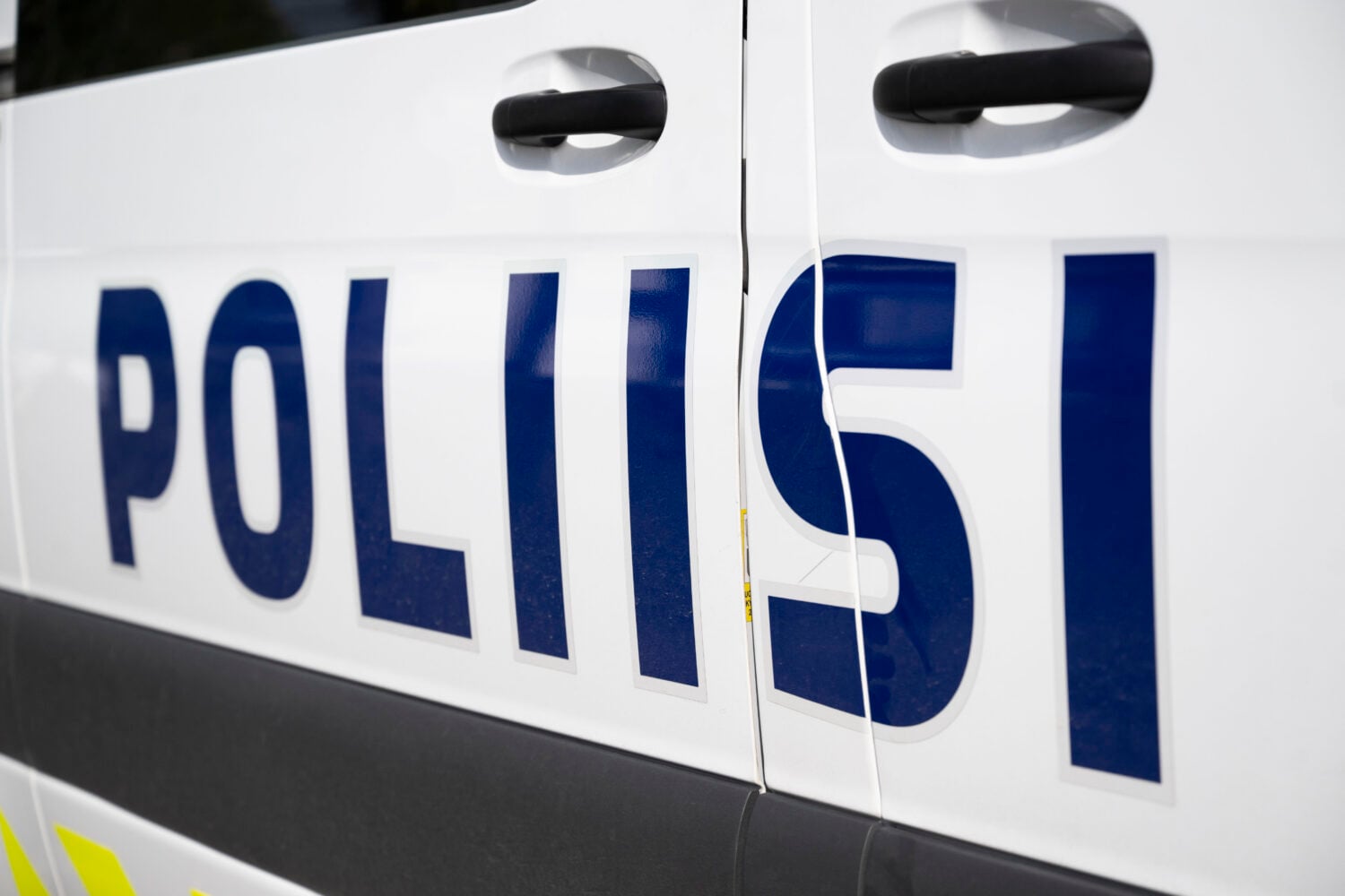 Poliisiauto kuvituskuvassa. LEHTIKUVA / MIKKO STIG