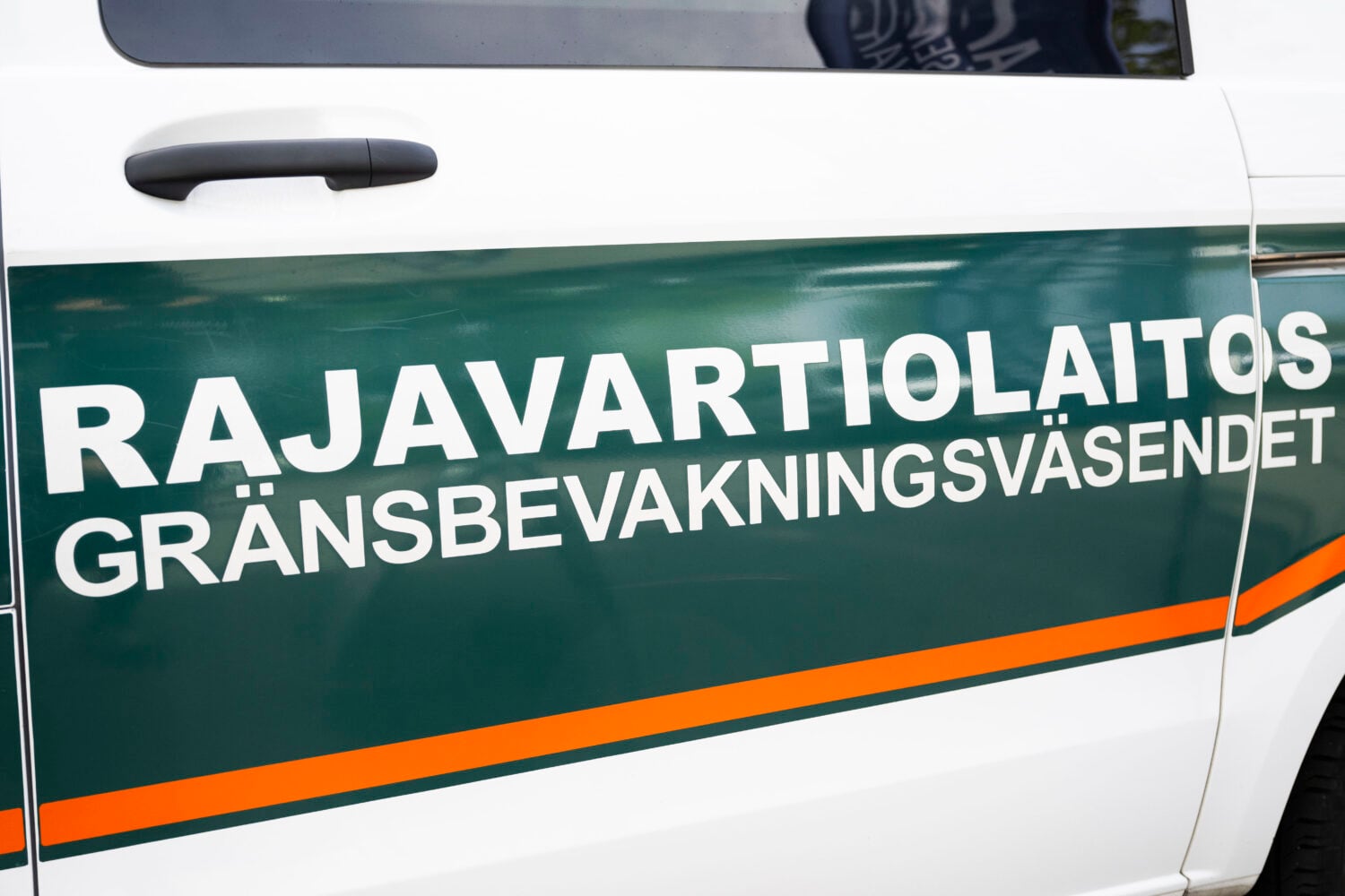 Rajavartiolaitoksen ajoneuvo. LEHTIKUVA / MIKKO STIG