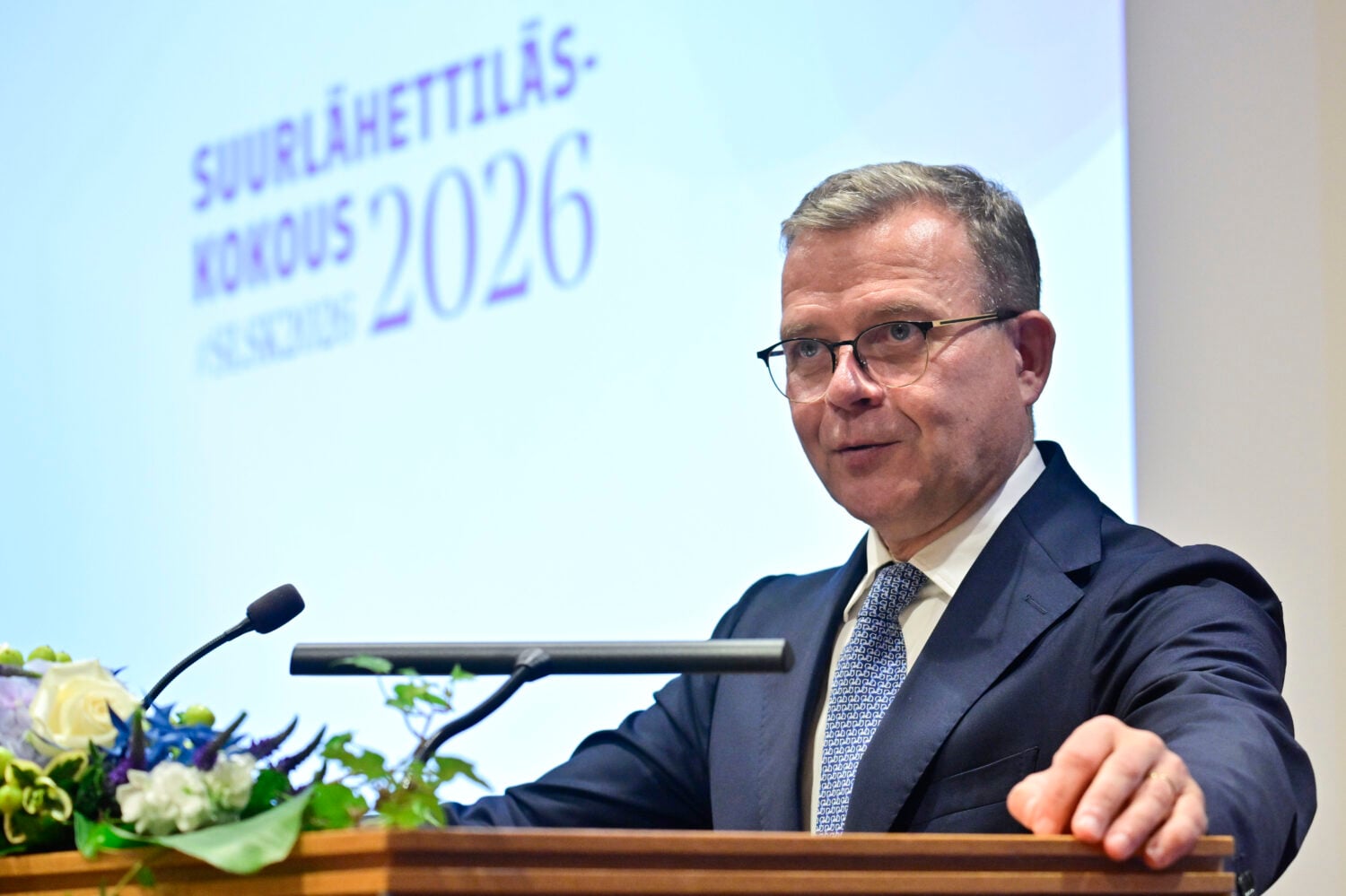 Pääministeri Petteri Orpo. LEHTIKUVA / MARKKU ULANDER