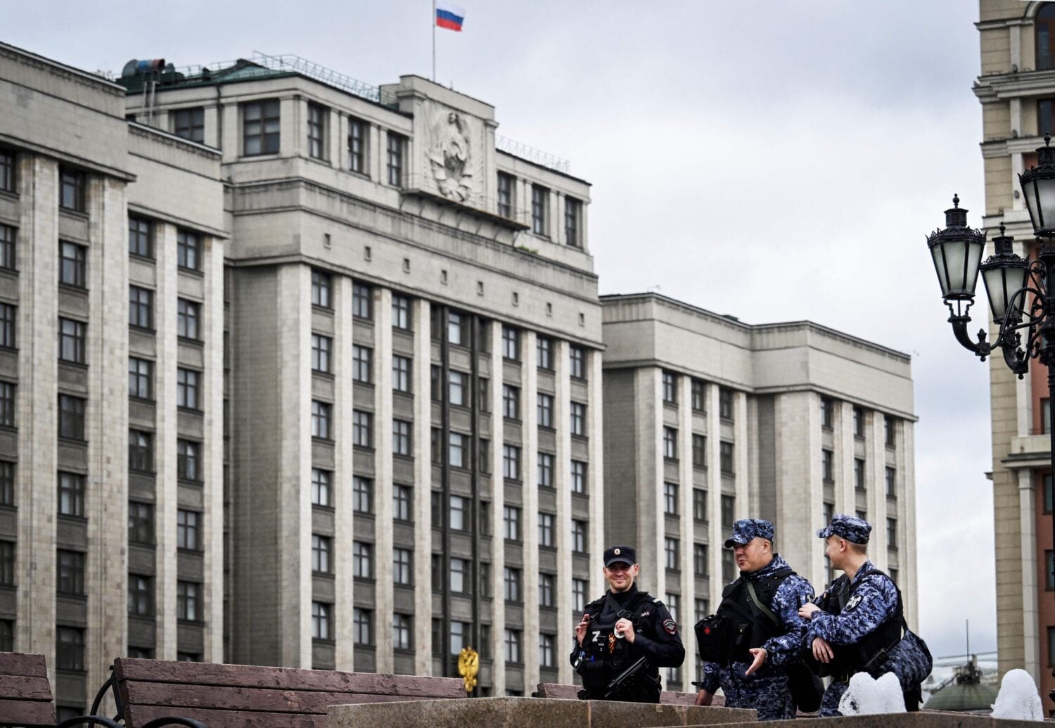 Duuman rakennus Moskovassa. AFP / LEHTIKUVA / ALEXANDER NEMENOV
