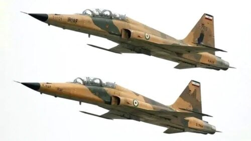 Iranin F-5-hävittäjiä. / IRNA
