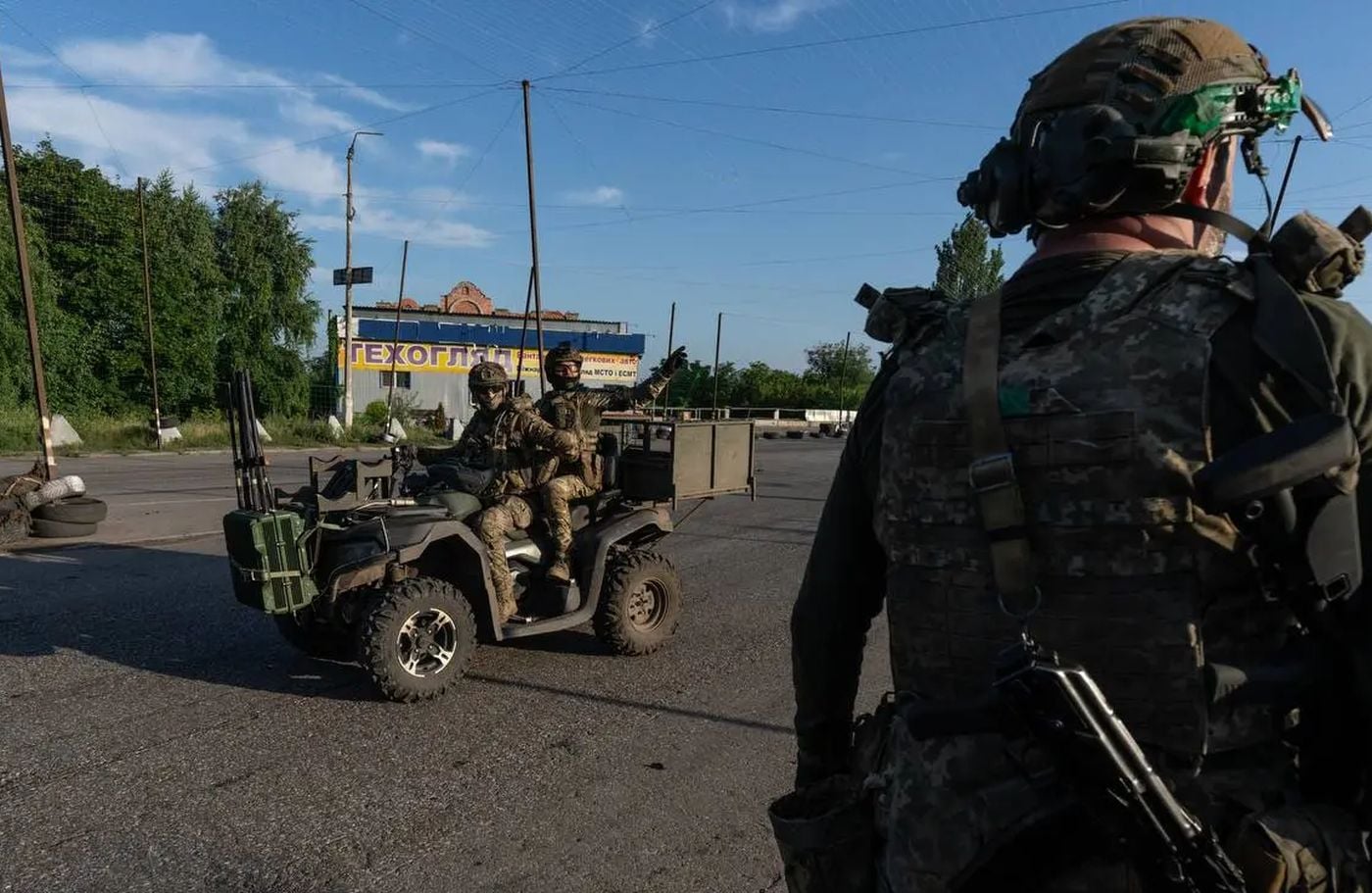 Ukrainan joukkoja Kramatorskissa. / 93ombr.army