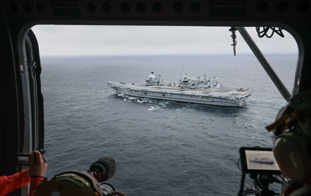 HMS Prince of Wales -lentotukialus. / Royal Navy