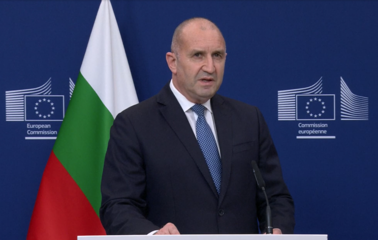 Rumen Radev Brysselissä. / EC