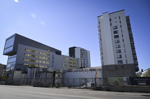 Työmaa Järvenpäässä.
