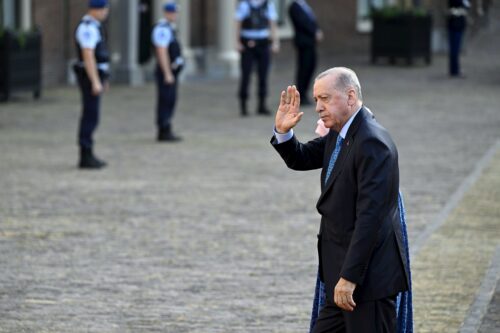 Turkin presidentti Recep Tayyip Erdogan. / LEHTIKUVA / EMMI KORHONEN