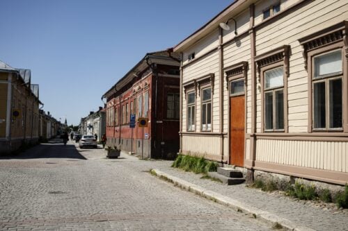 Vanhan Rauman puutaloja. / LEHTIKUVA / RONI REKOMAA