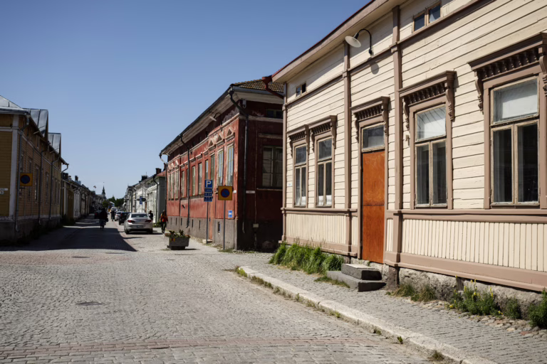Vanhan Rauman puutaloja. / LEHTIKUVA / RONI REKOMAA
