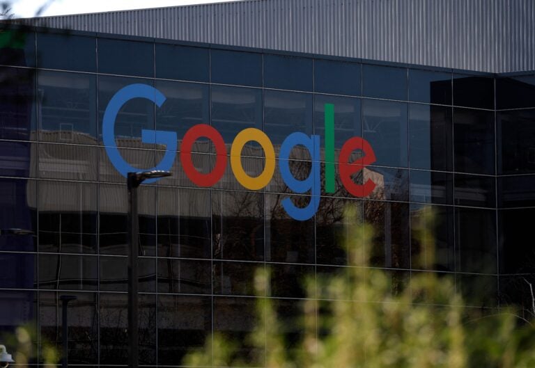 Google tiedotti keskiviikkona Suomeen kohdistuvasta jätti-investoinnista. AFP / LEHTIKUVA / JUSTIN SULLIVAN