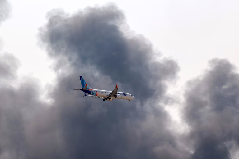 Flydubain lentokone arkistokuvassa. AFP / LEHTIKUVA