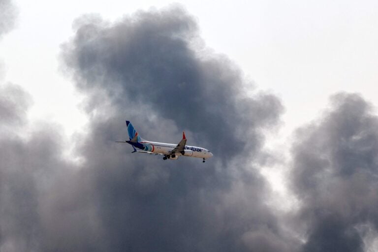 Flydubain lentokone arkistokuvassa. AFP / LEHTIKUVA