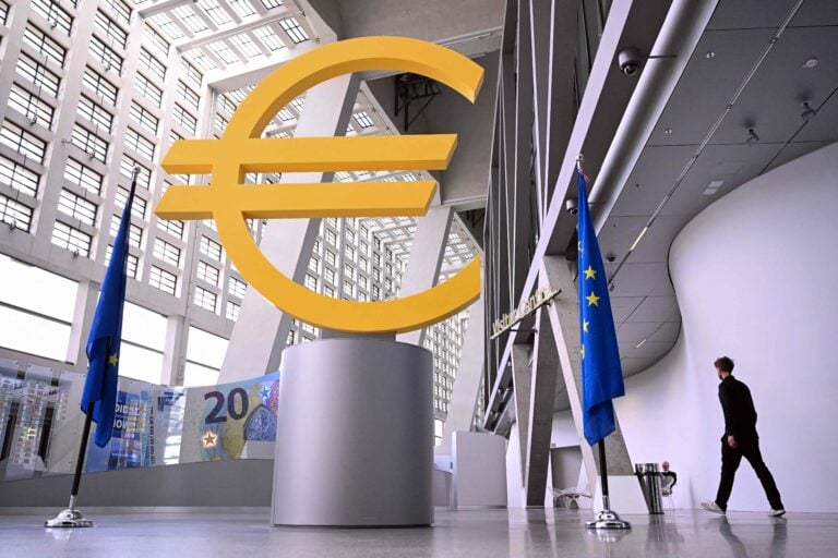 Euroopan keskuspankki nosti torstain kokouksessa ohjauskorkoa. AFP / LEHTIKUVA / KIRILL KUDRYAVTSEV