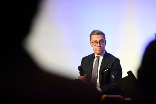 Tasavallan presidentti Alexander Stubb. LEHTIKUVA / MARKKU ULANDER