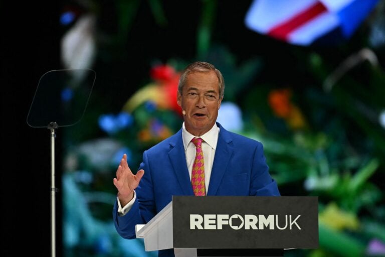 Reformipuolueen johtaja Nigel Farage. AFP / LEHTIKUVA / PAUL ELLIS