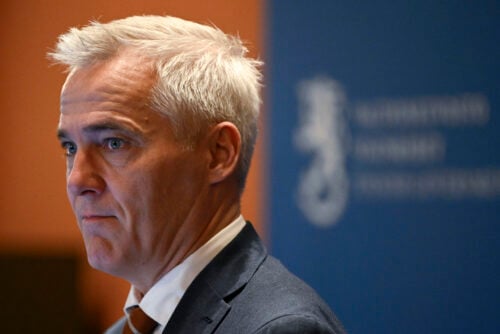 RKP:n puheenjohtaja, opetusministeri Anders Adlercreutz Helsingissä 8.9.2026. LEHTIKUVA / ANTTI AIMO-KOIVISTO