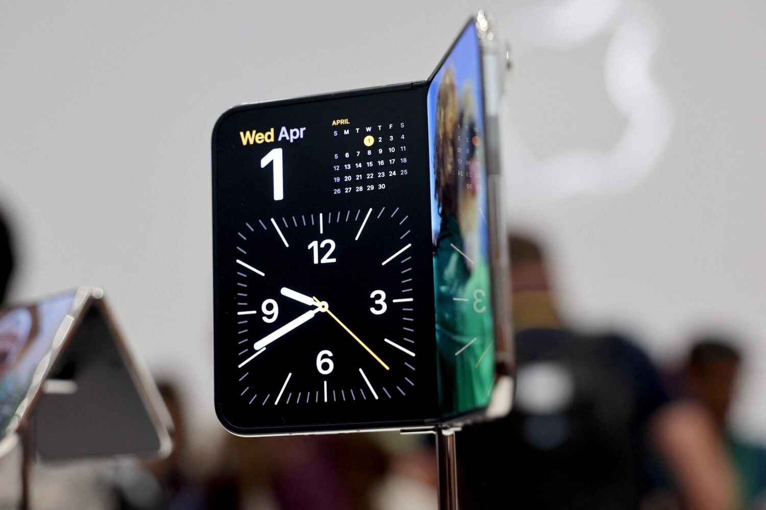 Apple esitteli taittuvanäyttöistä iPhonea 9. syyskuuta 2026. AFP / LEHTIKUVA / BENJAMIN FANJOY