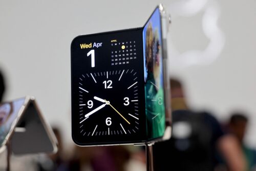 Apple esitteli taittuvanäyttöistä iPhonea 9. syyskuuta 2026. AFP / LEHTIKUVA / BENJAMIN FANJOY