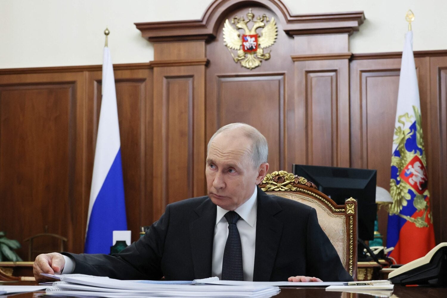 Vladimir Putin Moskovassa 14. syyskuuta