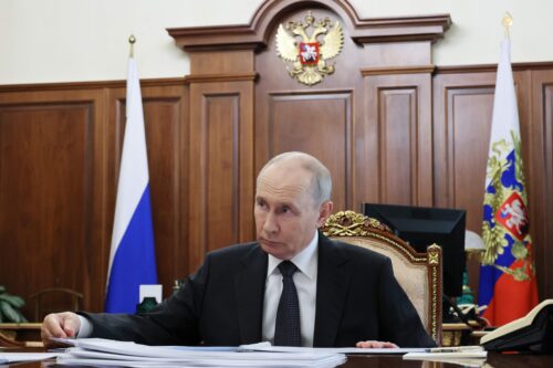Vladimir Putin Moskovassa 14. syyskuuta