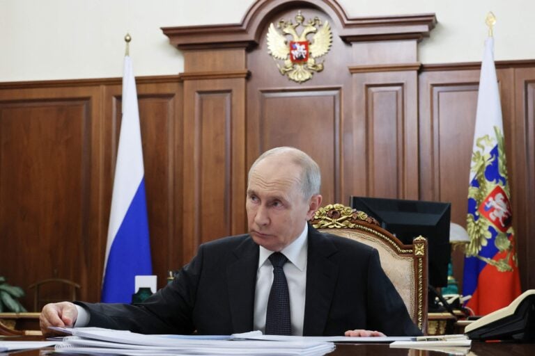 Vladimir Putin Moskovassa 14. syyskuuta