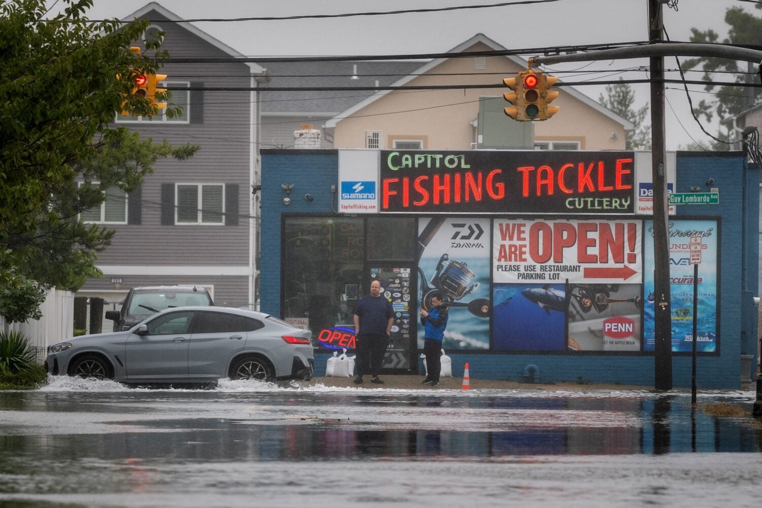 Rankat tulvat koettelevat New Yorkia. AFP / LEHTIKUVA / JOHN MOORE