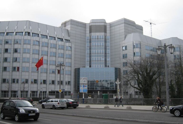Kiinan suurlähetystö Berliinissä. / fmprc.gov.cn