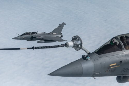 Ranskan Rafale-hävittäjiä harjoituksessa. / NATO