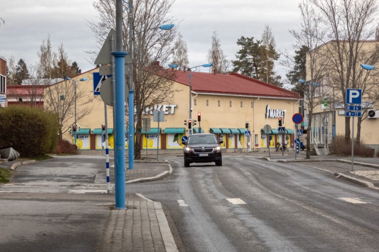 Katunäkymä Kiuruvedellä vuonna 2025.