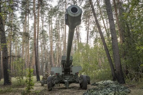 Ukrainan 2P22 “Bohdana-B” -haupitsi. / Armyinform