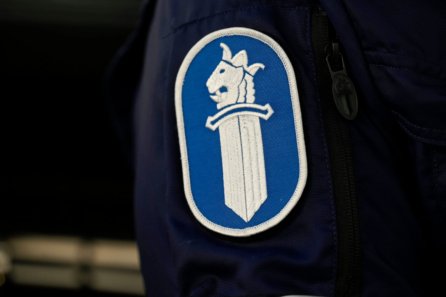 Poliisi Helsingissä.