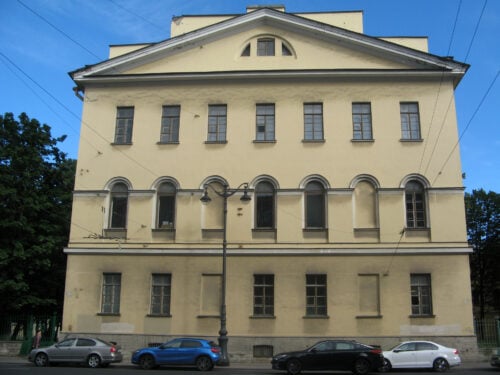 Nikolaevskin sotilassairaala Pietarissa vuonna 2019.