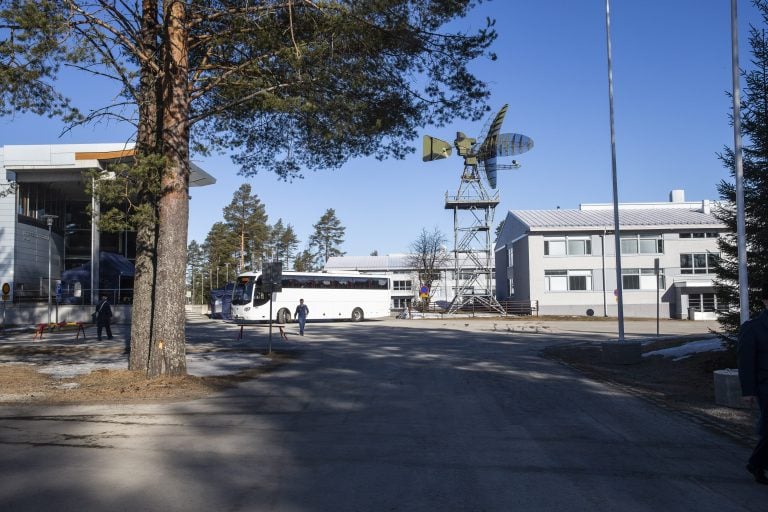 Tikkakosken varuskunta Jyväskylässä. Arkistokuva. STR / LEHTIKUVA / HANNU RAINAMO