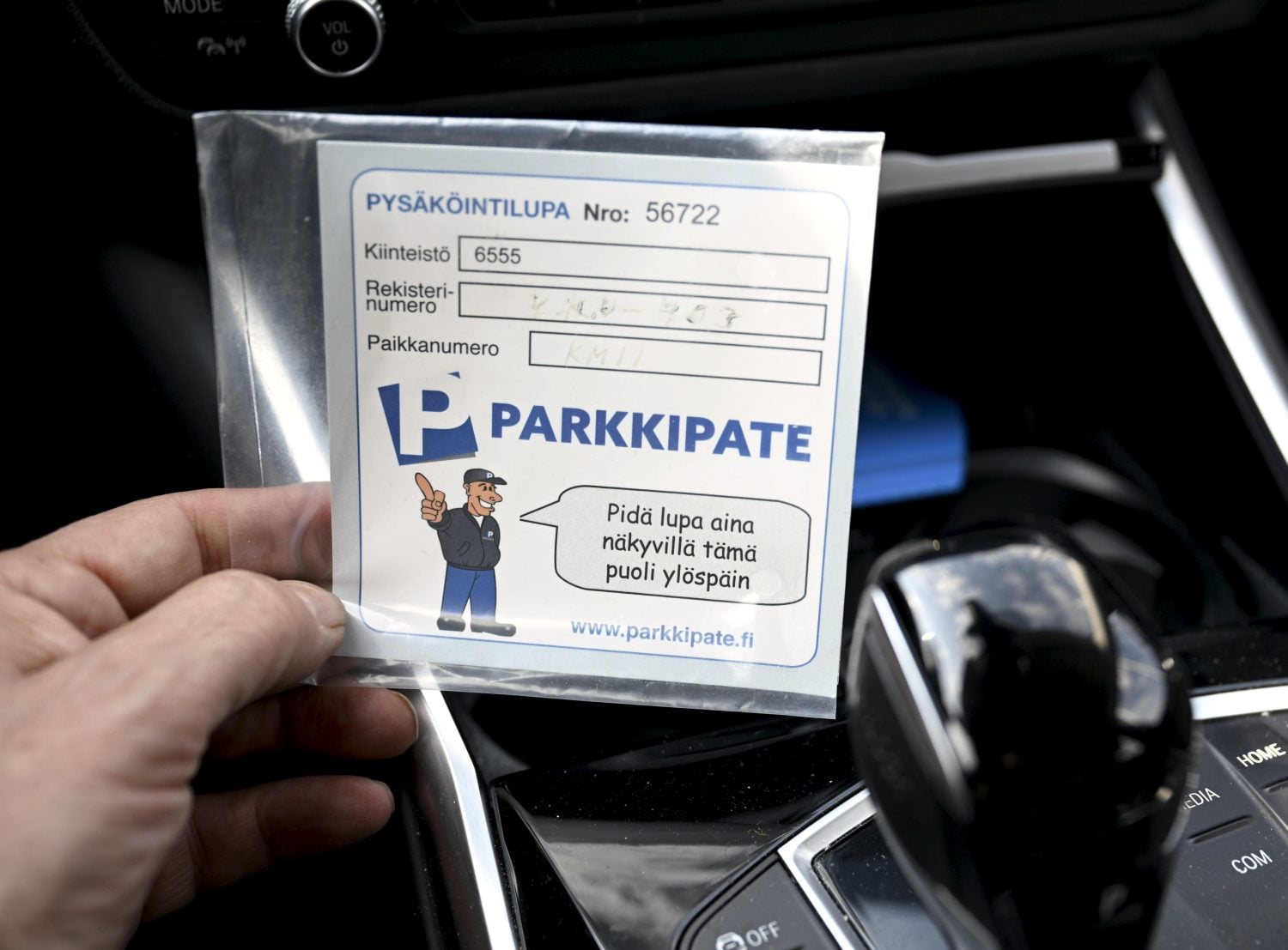 Parkkipate on yksi Suomen suurimmista yksityisistä pysäköinninvalvontayhtiöistä. LEHTIKUVA / HEIKKI SAUKKOMAA