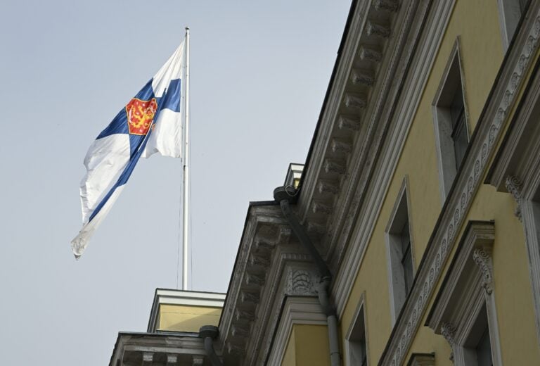 The Government Palace overlooking Senate Square in Helsinki. / LEHTIKUVA / HEIKKI SAUKKOMAA