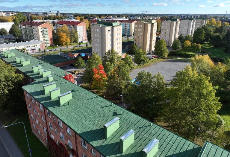 Kalevan asuinalue Tampereella. / LEHTIKUVA / HEIKKI SAUKKOMAA