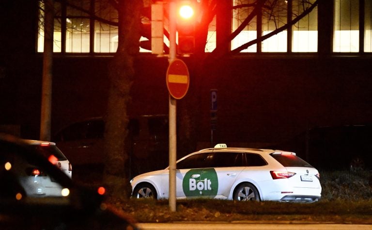 Bolt-taksi Helsingissä 13. marraskuuta 2024.