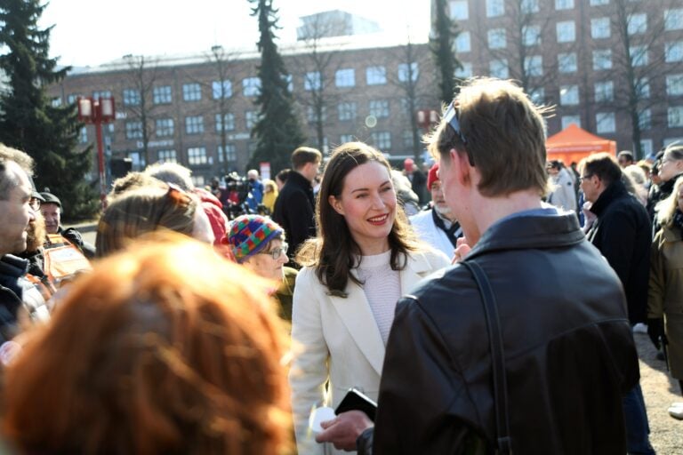 Former prime minister Sanna Marin. / LEHTIKUVA / EELIS BERGLUND