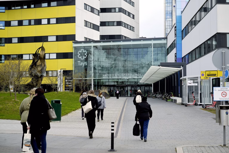 Tampereen yliopistollinen sairaala. LEHTIKUVA / ANTTI AIMO-KOIVISTO