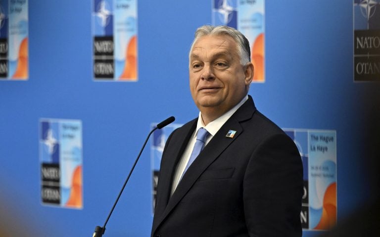 63-vuotias Viktor Orban on toiminut Unkarin pääministerinä vuosina 1998-2002 ja 2010-26. LEHTIKUVA / EMMI KORHONEN