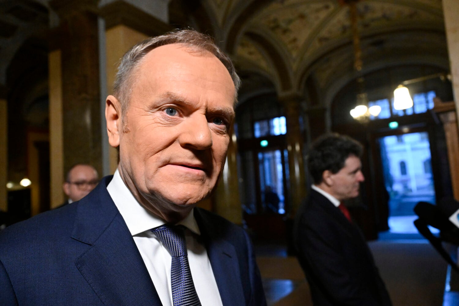 Donald Tusk. LEHTIKUVA / HEIKKI SAUKKOMAA
