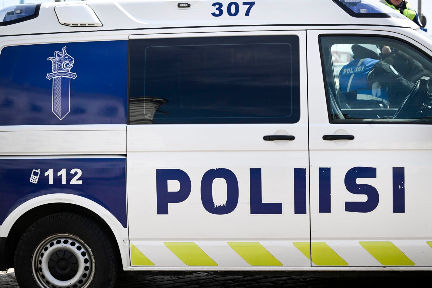 Poliisiauto kuvituskuvassa. LEHTIKUVA / JADE SILPO