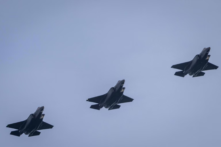 NATO:n hävittäjät nousivat ilmaan drooniepäilyn vuoksi. AFP / LEHTIKUVA / WOJTEK RADWANSKI