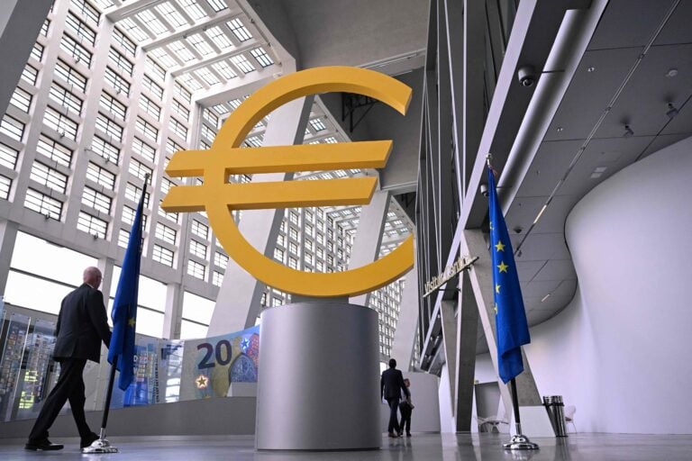 Euroalueen inflaatio kiihtyi syyskuussa 3,8 prosenttiin. AFP / LEHTIKUVA / KIRILL KUDRYAVTSEV