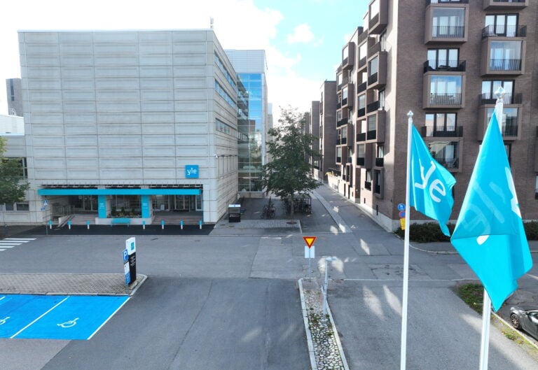 Yleisradion talo Pasilassa Helsingissä. LEHTIKUVA / HEIKKI SAUKKOMAA