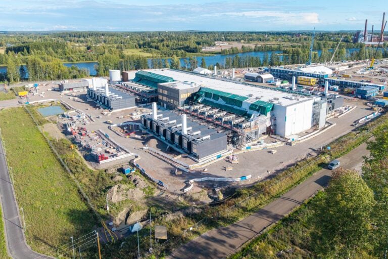Datakeskustyömaa Ummeljoella Kouvolassa 3. syyskuuta 2026. STR / LEHTIKUVA / SASU JÄRNSTEDT
